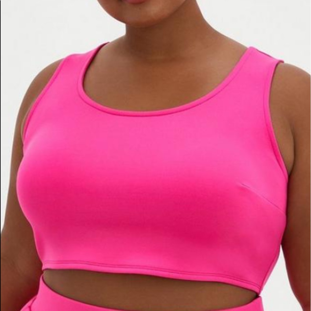 Torrid pink crop top NWT